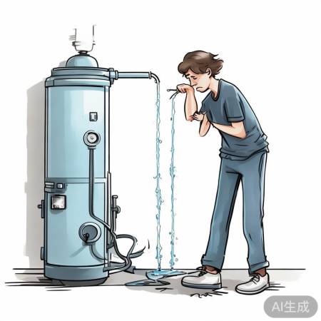 热水器换水后出水小，检查水压
