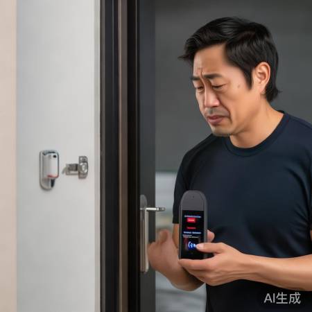 三星智能锁开门方向错误