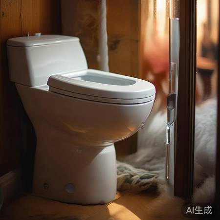 冬天回家，坐暖马桶，自动冲水爽