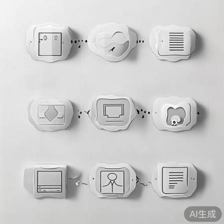 图标代替文字,学习成本降低