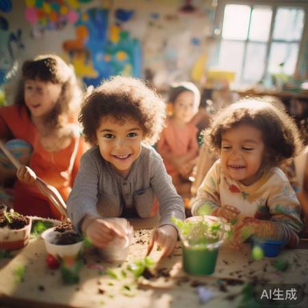 幼儿园萌娃劳动成瘾，教育潜力巨