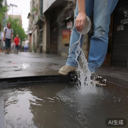 西安女子惊现步行街雨水井塞不明物，真相令人震惊！