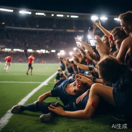 湘超球迷闪光灯加油,小确幸瞬间