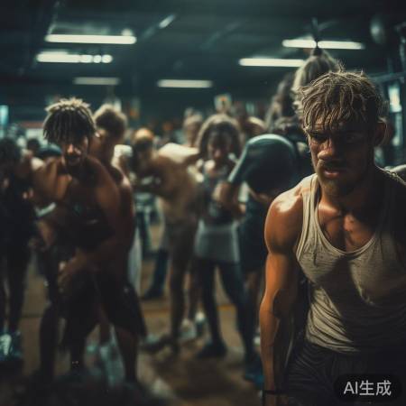 运动员苦练毅力强
