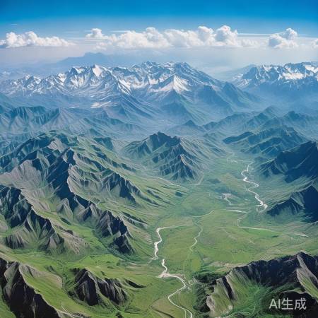 “地形影响气候,南北温差大”