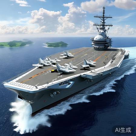 辽宁舰穿越菲律宾，展示中国海军