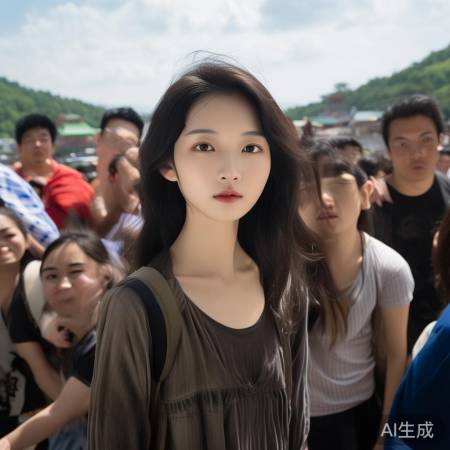 小雅撞脸王祖贤,景区传奇人物
