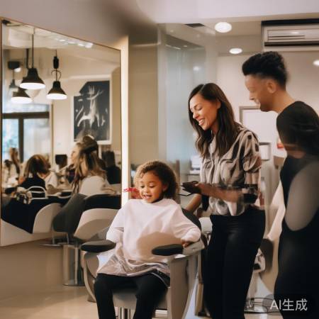 “口碑理发店，亲子体验佳”